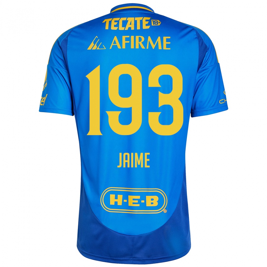 Kinder Kenneth Jaime #193 Blau Gelb Auswärtstrikot Trikot 2024/25 T-Shirt Österreich