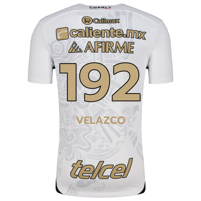 Kinder Emiliano Velazco #192 Weiß Schwarz Auswärtstrikot Trikot 2024/25 T-Shirt Österreich