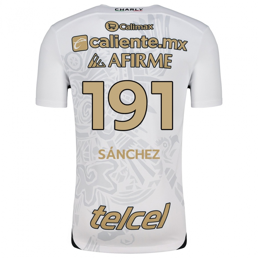 Kinder Diego Sánchez #191 Weiß Schwarz Auswärtstrikot Trikot 2024/25 T-Shirt Österreich