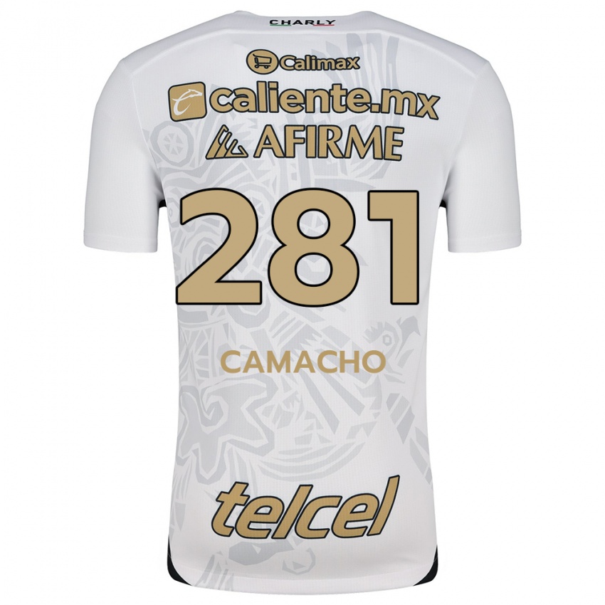 Kinder Javier Camacho #281 Weiß Schwarz Auswärtstrikot Trikot 2024/25 T-Shirt Österreich