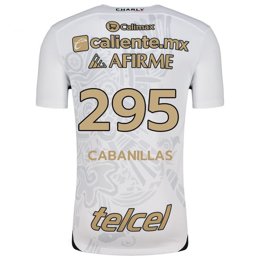 Kinder Osvaldo Cabanillas #295 Weiß Schwarz Auswärtstrikot Trikot 2024/25 T-Shirt Österreich