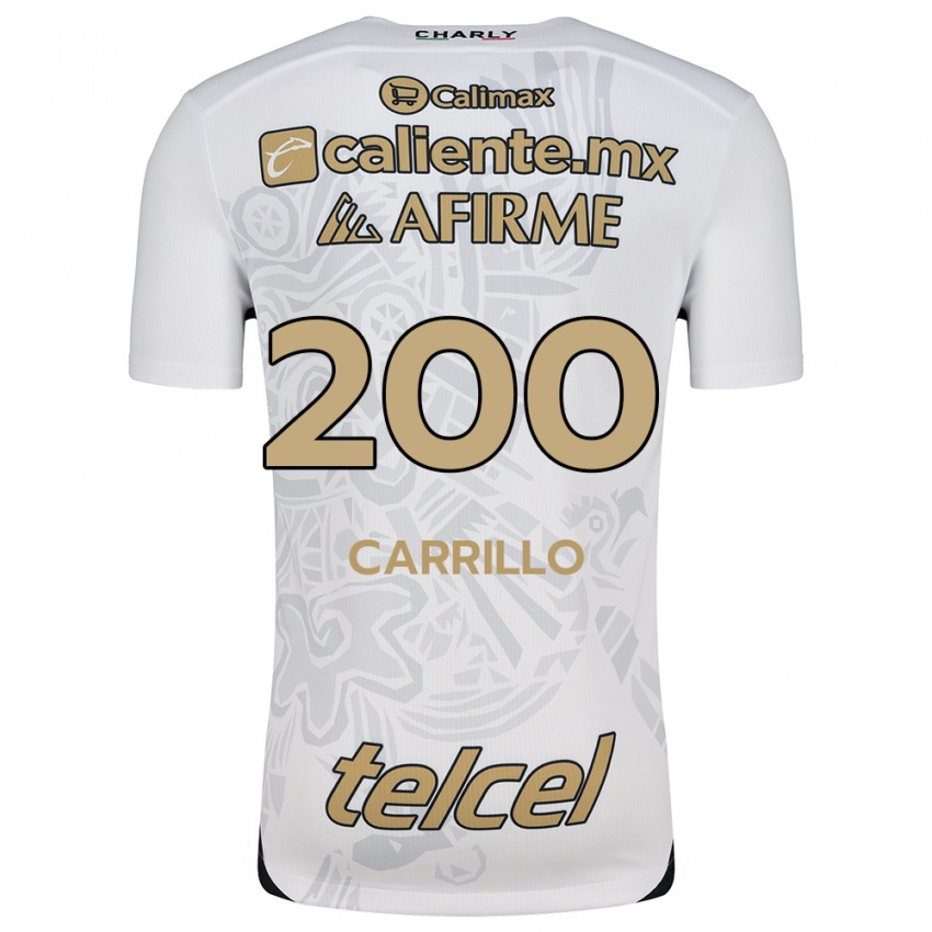 Kinder Manuel Carrillo #200 Weiß Schwarz Auswärtstrikot Trikot 2024/25 T-Shirt Österreich