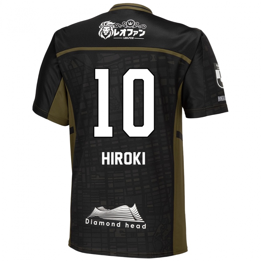 Kinder Hiroki Miyazawa #10 Schwarz Grün Auswärtstrikot Trikot 2024/25 T-Shirt Österreich