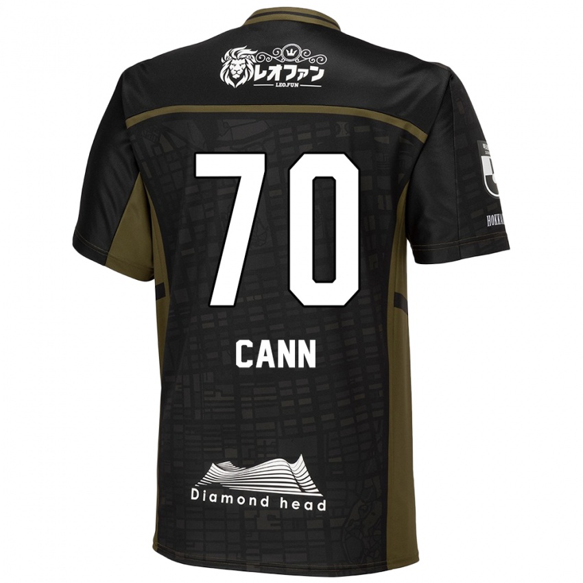 Kinder Francis Cann #70 Schwarz Grün Auswärtstrikot Trikot 2024/25 T-Shirt Österreich