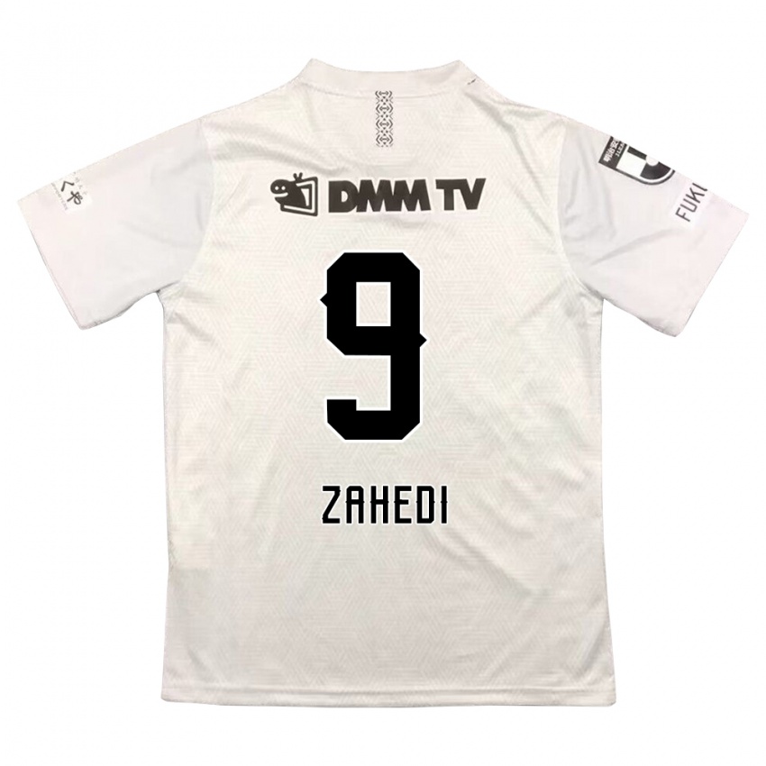 Kinder Shahab Zahedi #9 Grauschwarz Auswärtstrikot Trikot 2024/25 T-Shirt Österreich