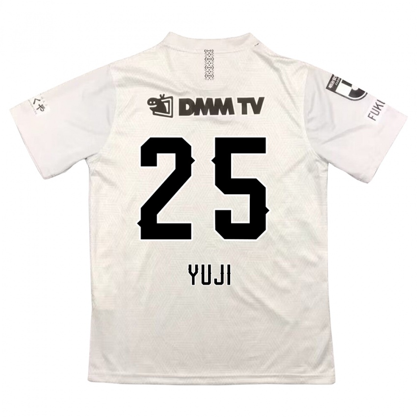 Kinder Yuji Kitajima #25 Grauschwarz Auswärtstrikot Trikot 2024/25 T-Shirt Österreich