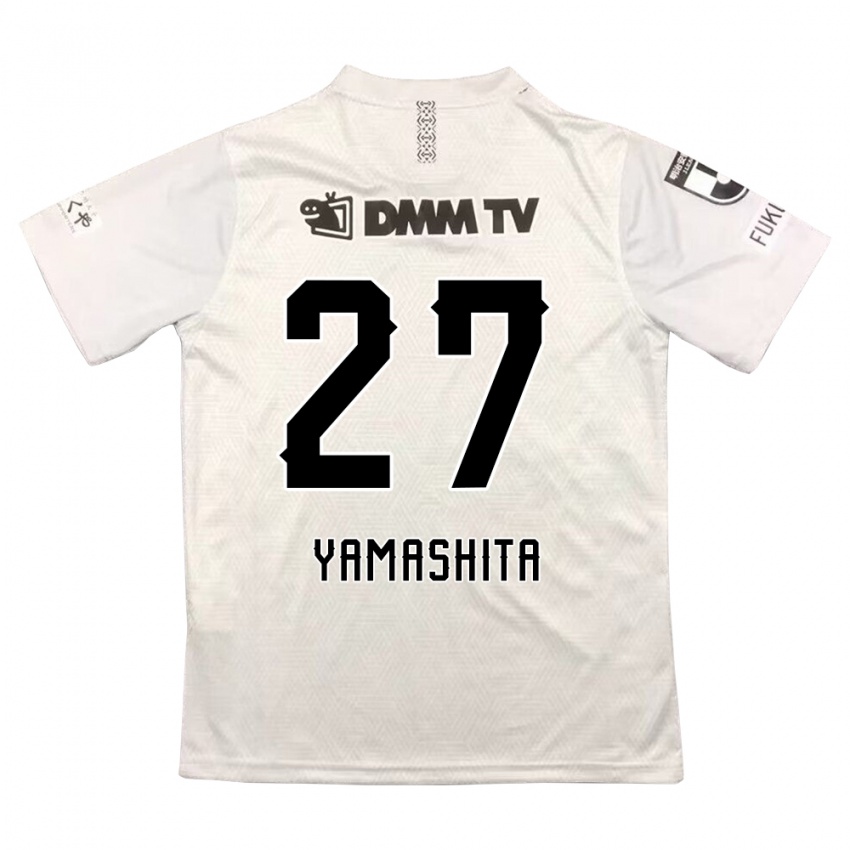 Kinder Sotaro Yamashita #27 Grauschwarz Auswärtstrikot Trikot 2024/25 T-Shirt Österreich