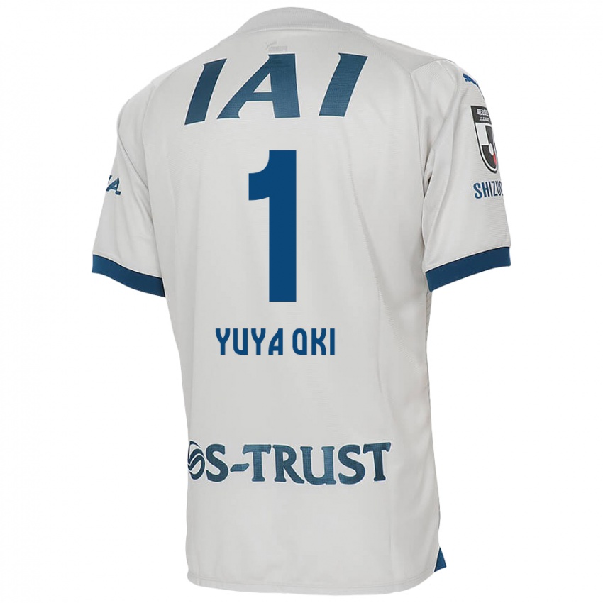 Kinder Yuya Oki #1 Weiß Blau Auswärtstrikot Trikot 2024/25 T-Shirt Österreich