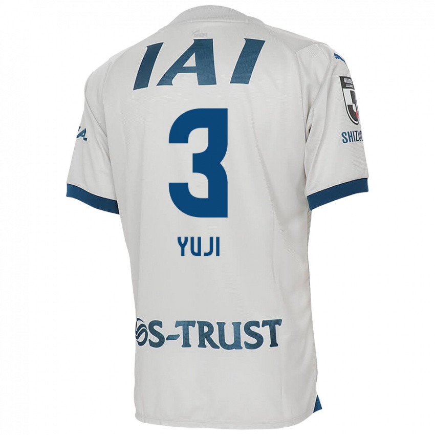 Kinder Yuji Takahashi #3 Weiß Blau Auswärtstrikot Trikot 2024/25 T-Shirt Österreich