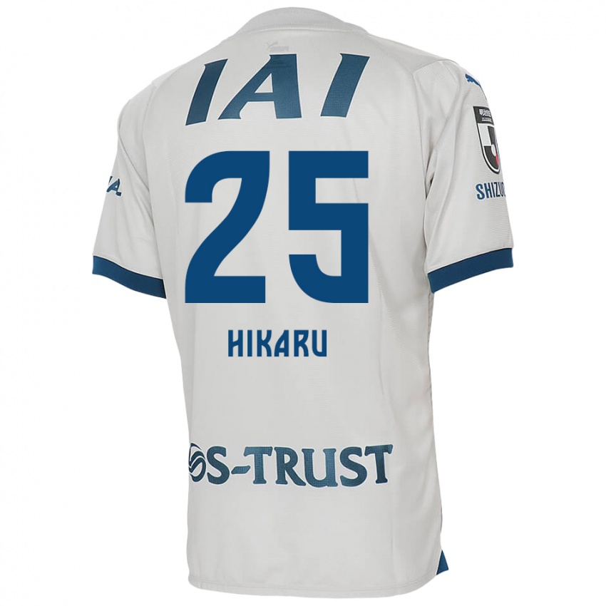 Kinder Hikaru Naruoka #25 Weiß Blau Auswärtstrikot Trikot 2024/25 T-Shirt Österreich