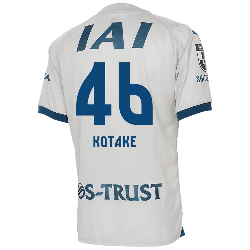 Kinder Sean Kotake #46 Weiß Blau Auswärtstrikot Trikot 2024/25 T-Shirt Österreich