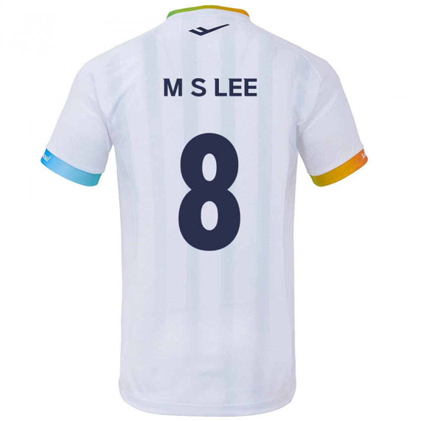 Kinder Seung-Mo Lee #8 Weiß Blau Auswärtstrikot Trikot 2024/25 T-Shirt Österreich