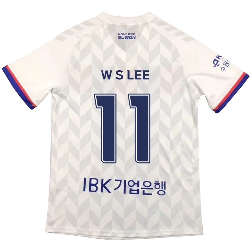 Kinder Seung-Woo Lee #11 Weiß Blau Auswärtstrikot Trikot 2024/25 T-Shirt Österreich