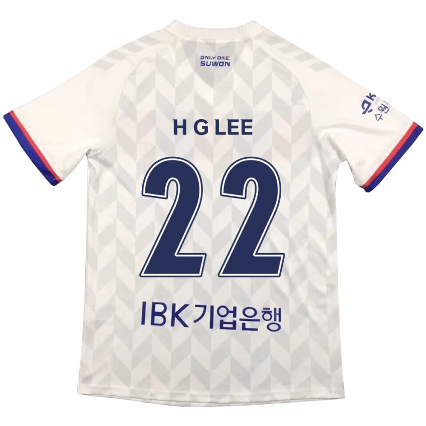 Kinder Gwang-Hyeok Lee #22 Weiß Blau Auswärtstrikot Trikot 2024/25 T-Shirt Österreich