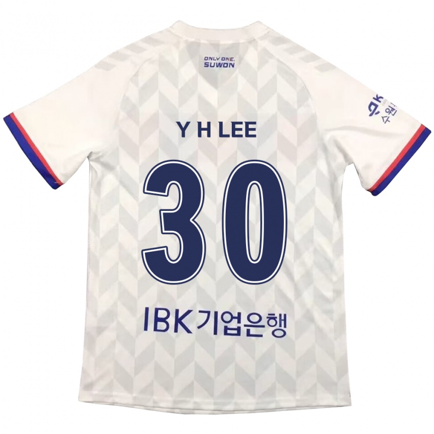 Kinder Hyeon-Yong Lee #30 Weiß Blau Auswärtstrikot Trikot 2024/25 T-Shirt Österreich