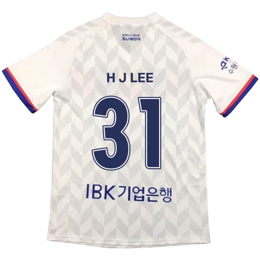 Kinder Jae-Hoon Lee #31 Weiß Blau Auswärtstrikot Trikot 2024/25 T-Shirt Österreich