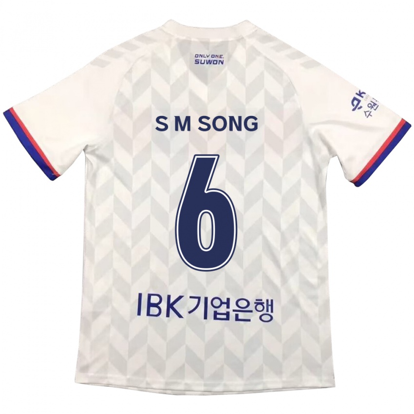 Kinder Min-Seob Song #6 Weiß Blau Auswärtstrikot Trikot 2024/25 T-Shirt Österreich