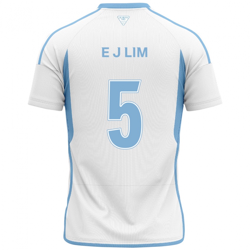 Kinder Jong-Eun Lim #5 Weiß Blau Auswärtstrikot Trikot 2024/25 T-Shirt Österreich