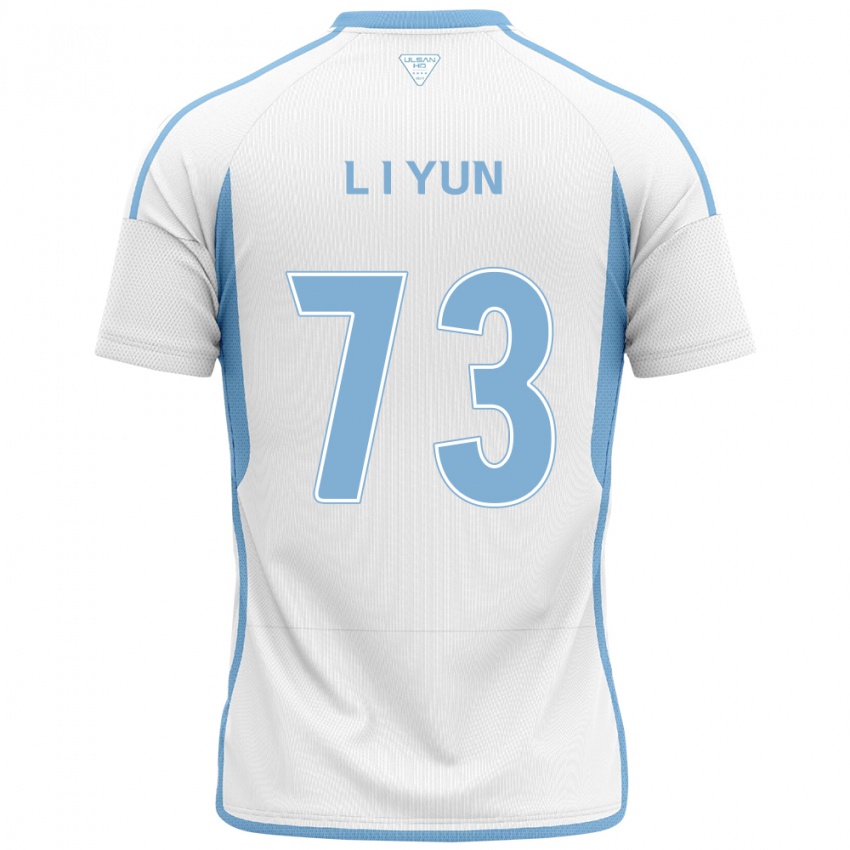 Kinder Il-Lok Yun #73 Weiß Blau Auswärtstrikot Trikot 2024/25 T-Shirt Österreich