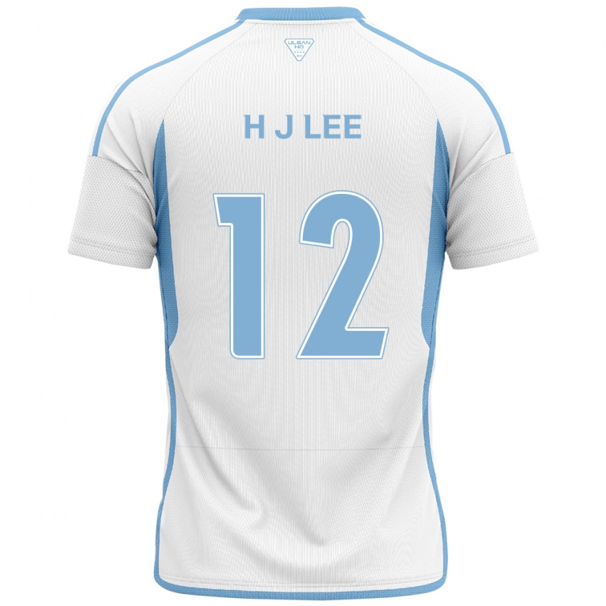 Kinder Jae-Hyung Lee #12 Weiß Blau Auswärtstrikot Trikot 2024/25 T-Shirt Österreich