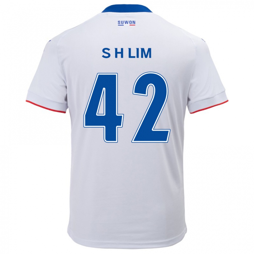 Kinder Hyun-Sub Lim #42 Weiß Blau Auswärtstrikot Trikot 2024/25 T-Shirt Österreich