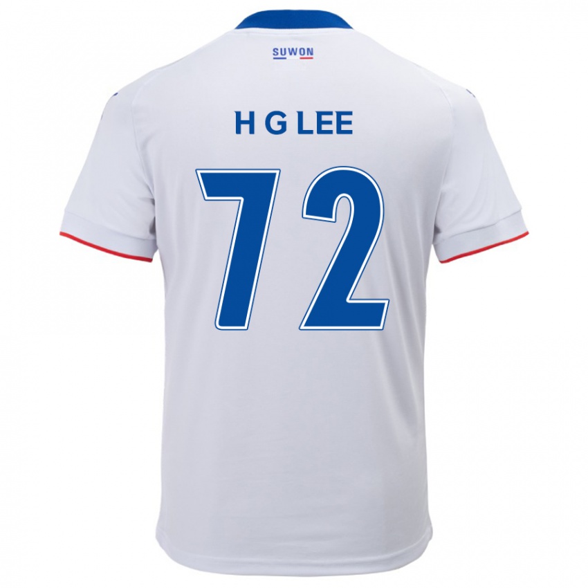 Kinder Geon-Hee Lee #72 Weiß Blau Auswärtstrikot Trikot 2024/25 T-Shirt Österreich