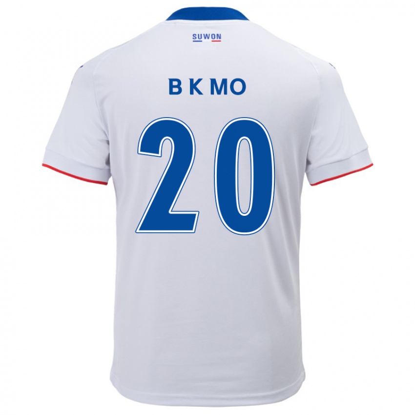 Kinder Kyung-Bin Mo #20 Weiß Blau Auswärtstrikot Trikot 2024/25 T-Shirt Österreich