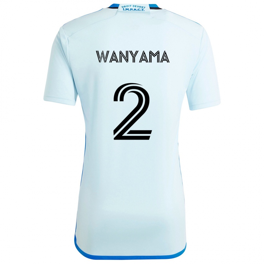 Kinder Victor Wanyama #2 Eisblau Auswärtstrikot Trikot 2024/25 T-Shirt Österreich