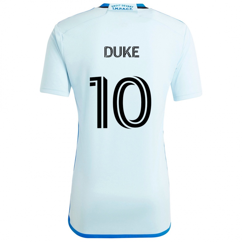 Kinder Bryce Duke #10 Eisblau Auswärtstrikot Trikot 2024/25 T-Shirt Österreich