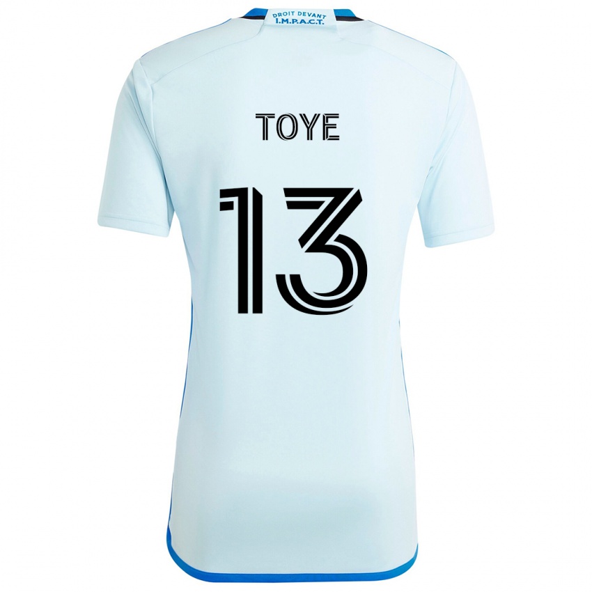 Kinder Mason Toye #13 Eisblau Auswärtstrikot Trikot 2024/25 T-Shirt Österreich