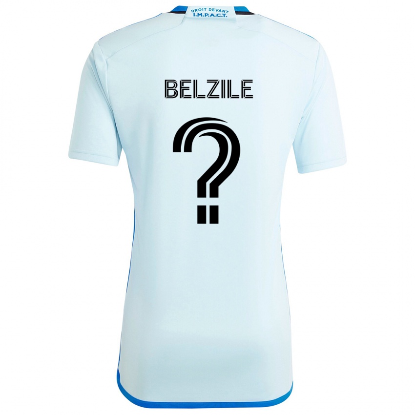 Kinder Jean-Christophe Belzile #0 Eisblau Auswärtstrikot Trikot 2024/25 T-Shirt Österreich