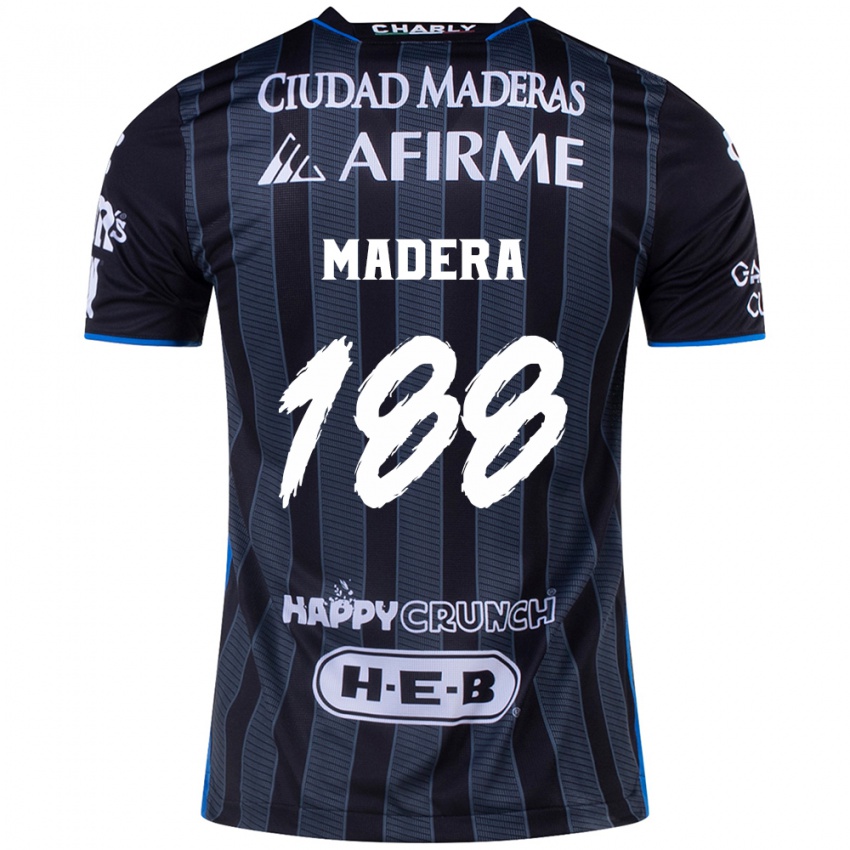 Kinder Héctor Madera #188 Weiß Schwarz Auswärtstrikot Trikot 2024/25 T-Shirt Österreich