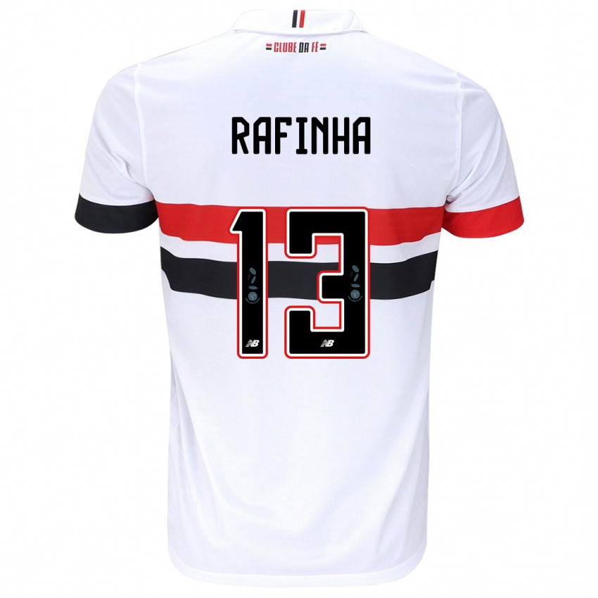 Herren Rafinha #13 Weiß Rot Schwarz Heimtrikot Trikot 2024/25 T-Shirt Österreich