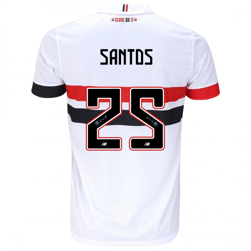 Herren Mariana Santos #25 Weiß Rot Schwarz Heimtrikot Trikot 2024/25 T-Shirt Österreich