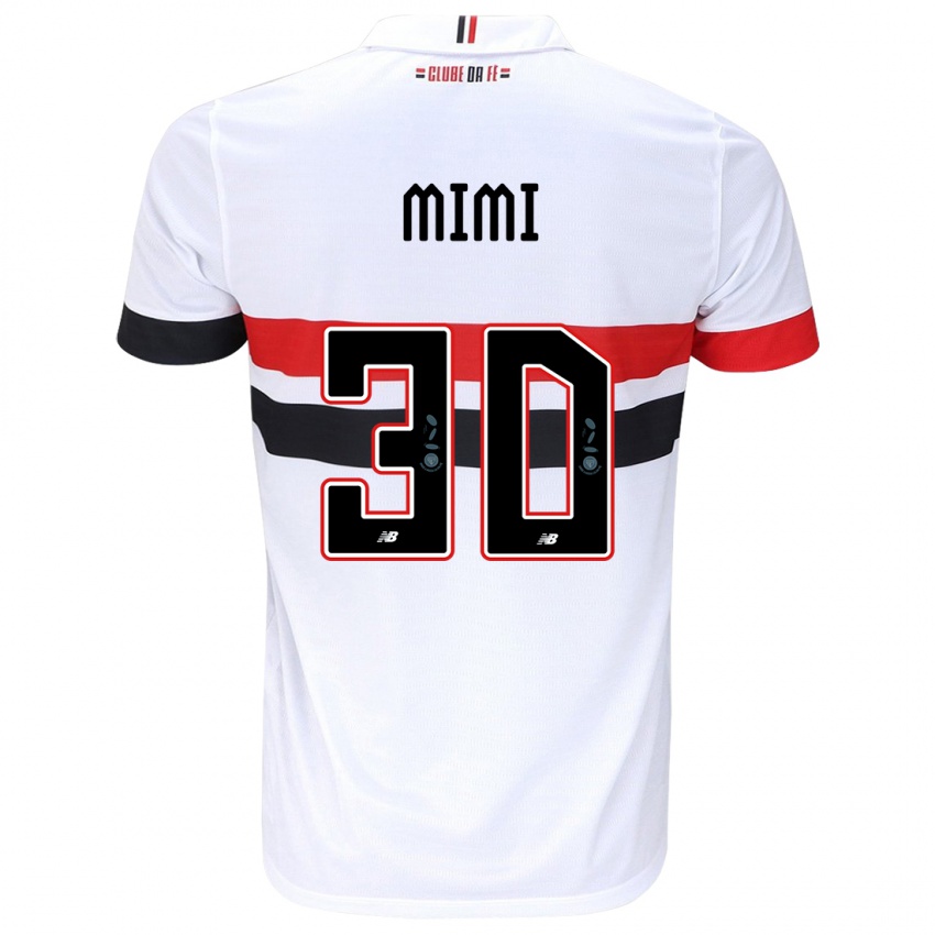 Herren Mimi #30 Weiß Rot Schwarz Heimtrikot Trikot 2024/25 T-Shirt Österreich