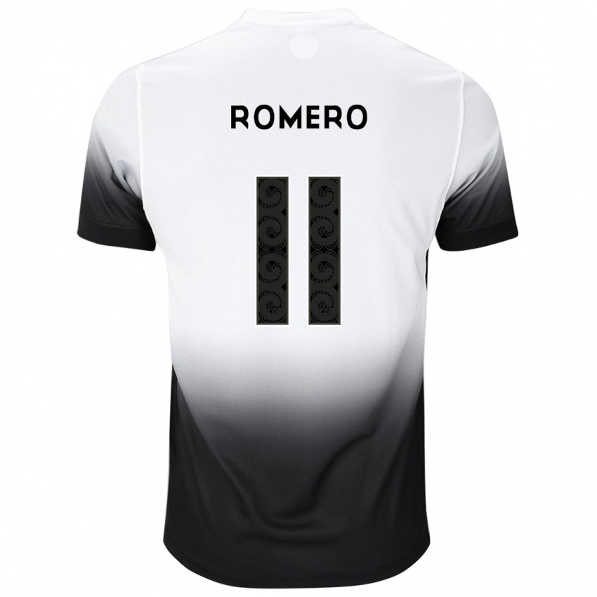 Herren Angel Romero #11 Weiß Schwarz Heimtrikot Trikot 2024/25 T-Shirt Österreich