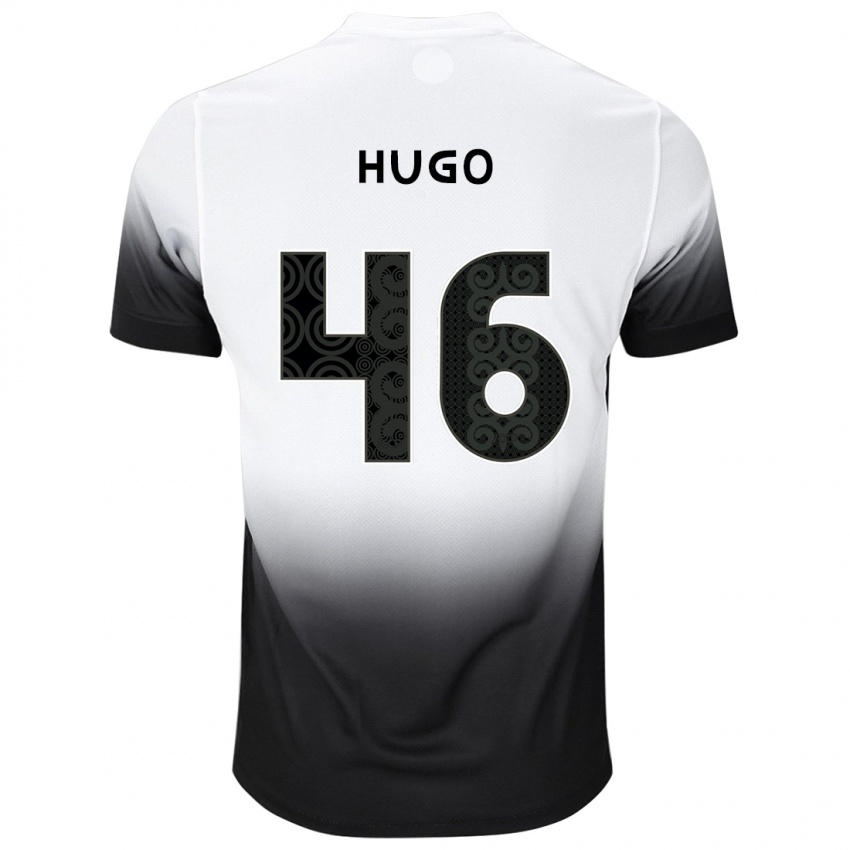 Herren Hugo #46 Weiß Schwarz Heimtrikot Trikot 2024/25 T-Shirt Österreich