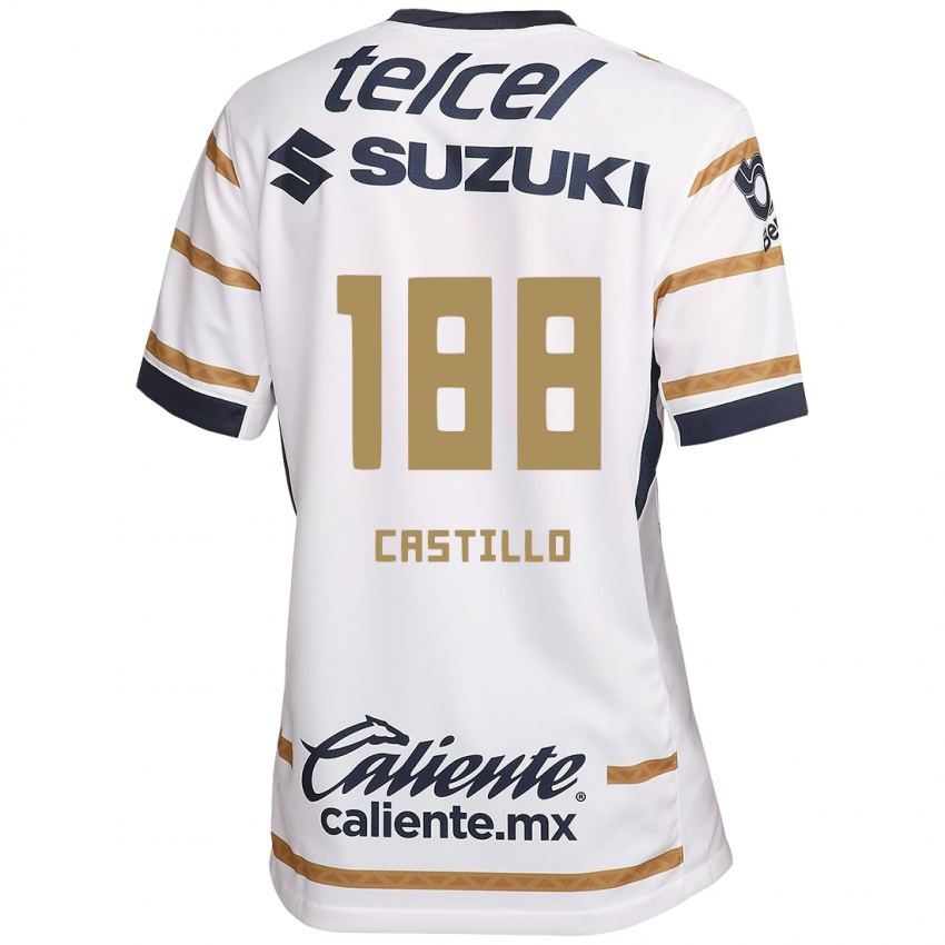 Herren Christian Castillo #188 Weißer Obsidian Heimtrikot Trikot 2024/25 T-Shirt Österreich