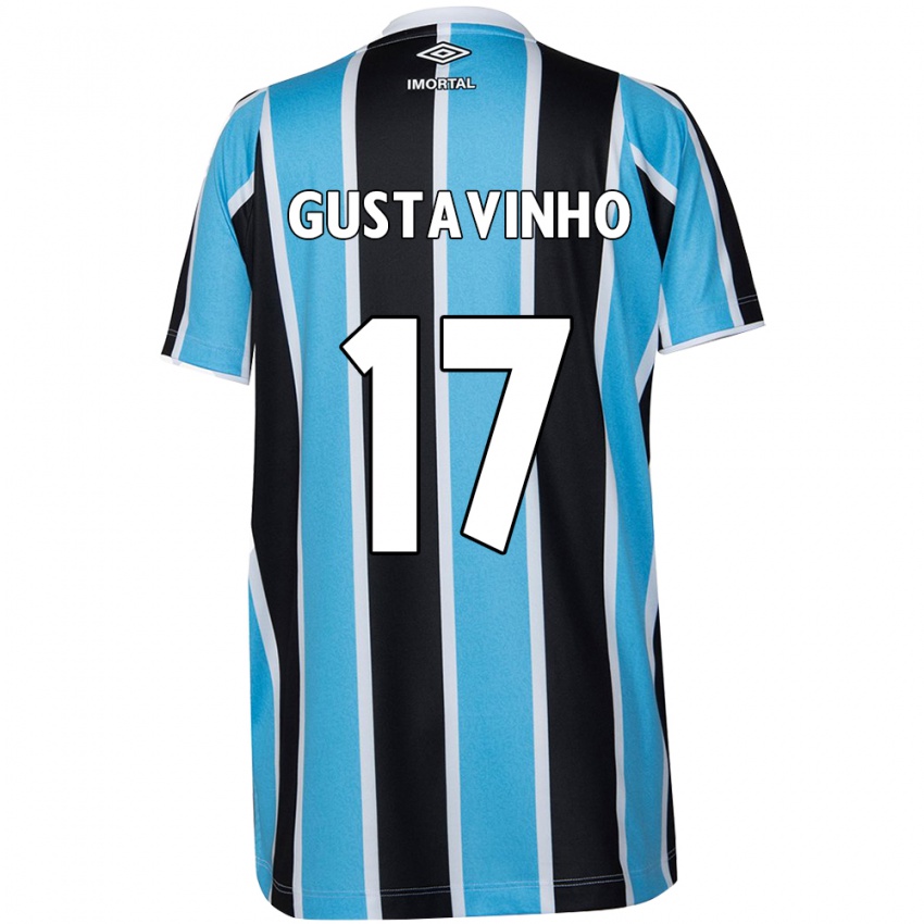 Herren Gustavinho #17 Blau Schwarz Weiß Heimtrikot Trikot 2024/25 T-Shirt Österreich