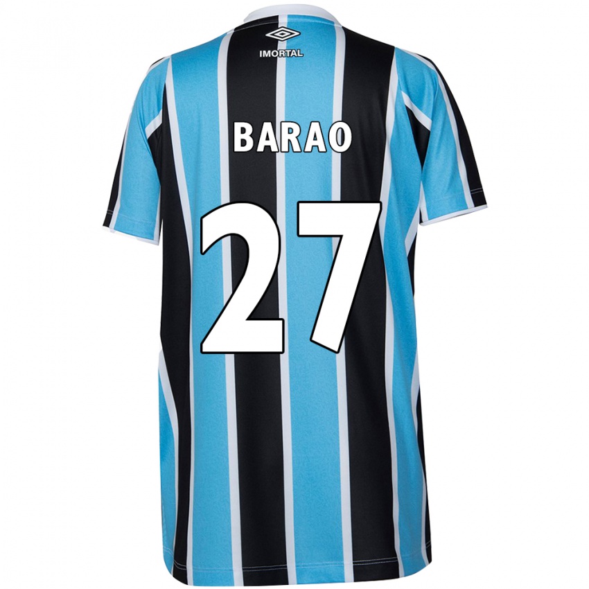 Herren Dani Barão #27 Blau Schwarz Weiß Heimtrikot Trikot 2024/25 T-Shirt Österreich