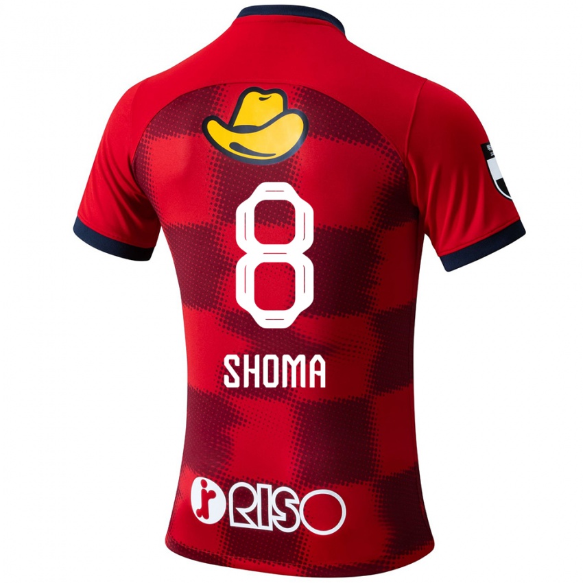 Herren Shoma Doi #8 Rot Blau Weiß Heimtrikot Trikot 2024/25 T-Shirt Österreich