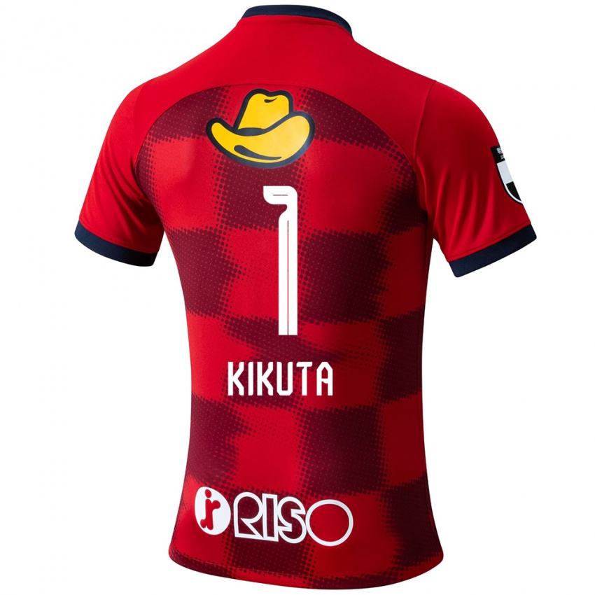 Herren Shuto Kikuta #1 Rot Blau Weiß Heimtrikot Trikot 2024/25 T-Shirt Österreich