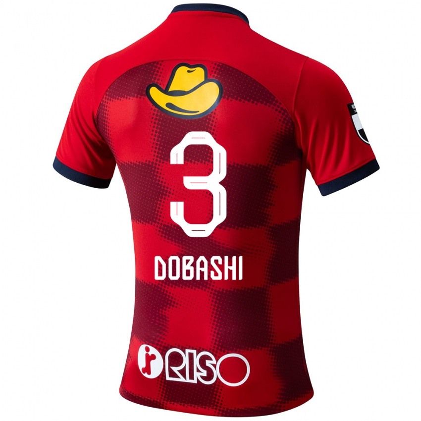 Herren Ryunosuke Dobashi #3 Rot Blau Weiß Heimtrikot Trikot 2024/25 T-Shirt Österreich