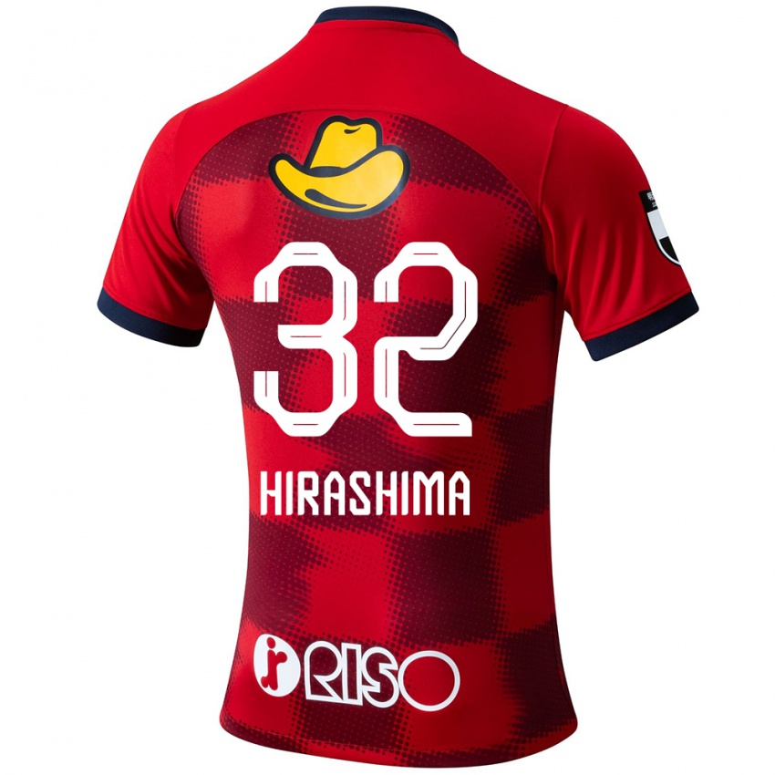 Herren Daigo Hirashima #32 Rot Blau Weiß Heimtrikot Trikot 2024/25 T-Shirt Österreich