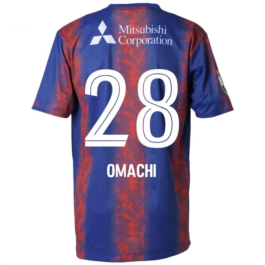 Herren Shugo Omachi #28 Blau Rot Heimtrikot Trikot 2024/25 T-Shirt Österreich