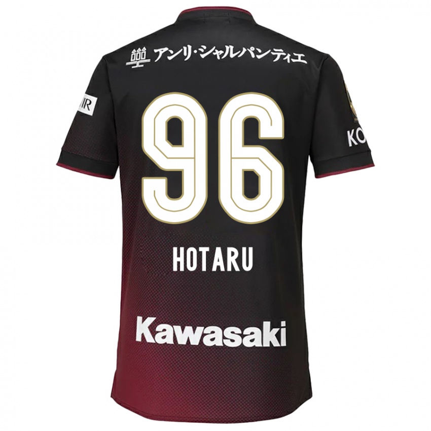 Herren Hotaru Yamaguchi #96 Schwarz Rot Heimtrikot Trikot 2024/25 T-Shirt Österreich