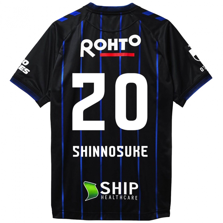 Herren Shinnosuke Nakatani #20 Schwarz Blau Heimtrikot Trikot 2024/25 T-Shirt Österreich