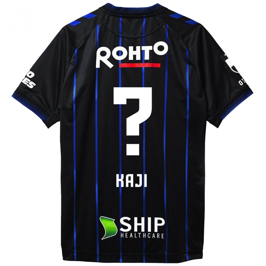 Herren Rihito Kaji #0 Schwarz Blau Heimtrikot Trikot 2024/25 T-Shirt Österreich