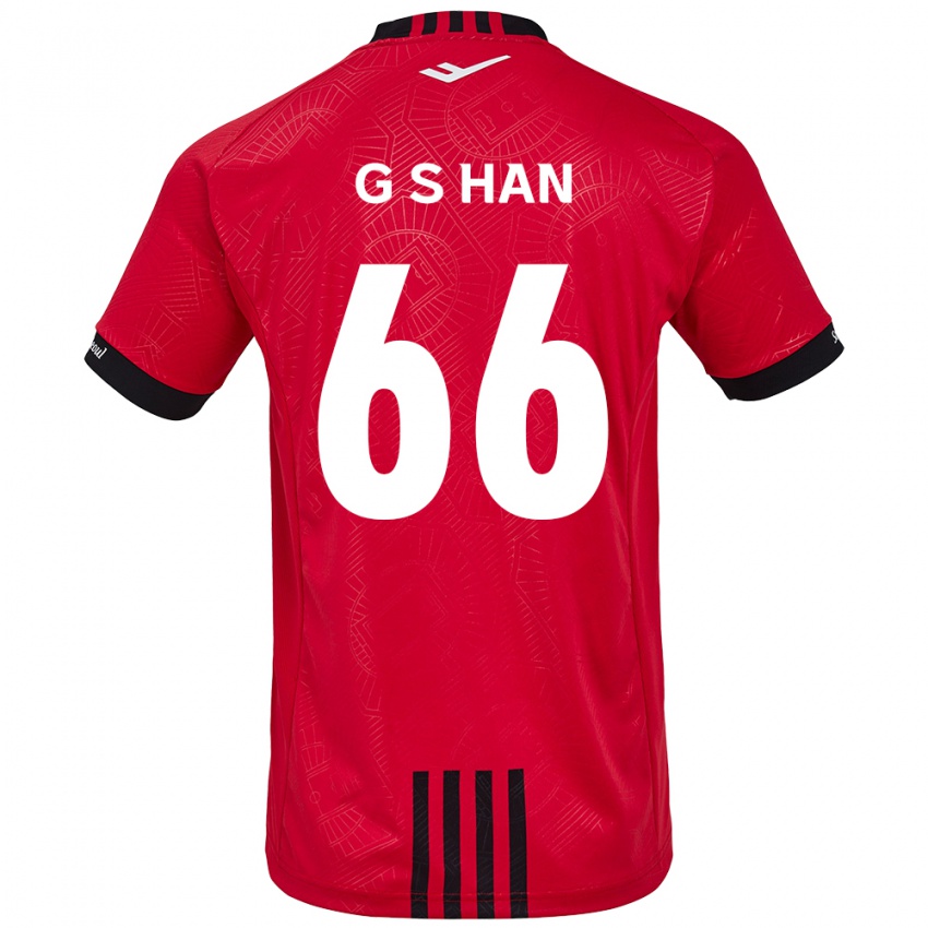 Herren Seung-Gyu Han #66 Rot Schwarz Heimtrikot Trikot 2024/25 T-Shirt Österreich