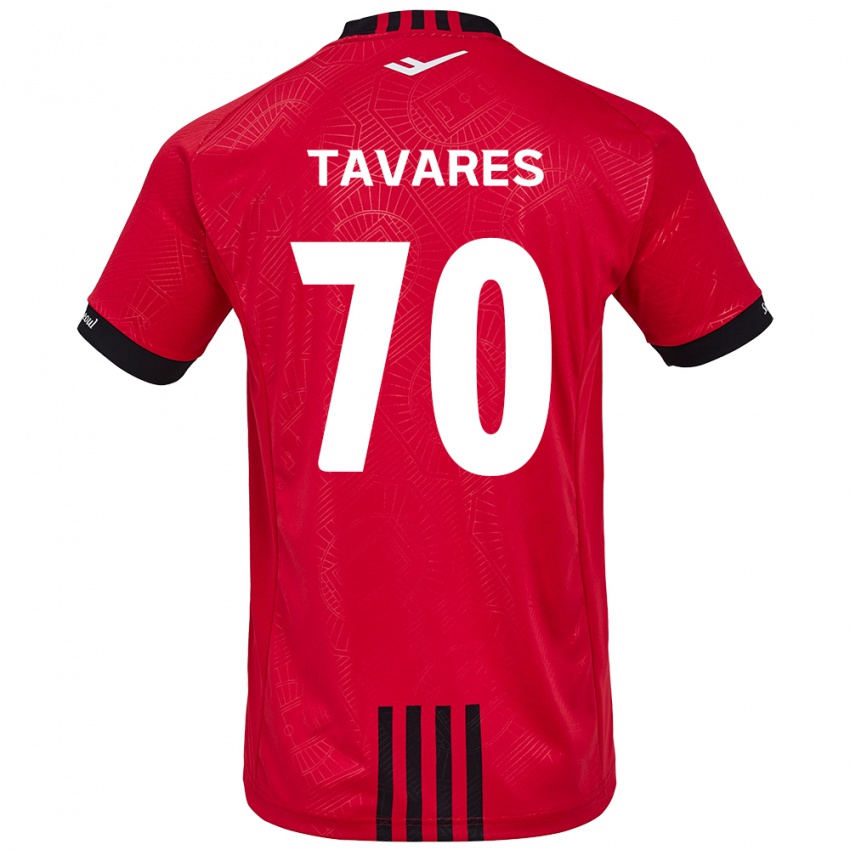 Herren Ronaldo Tavares #70 Rot Schwarz Heimtrikot Trikot 2024/25 T-Shirt Österreich